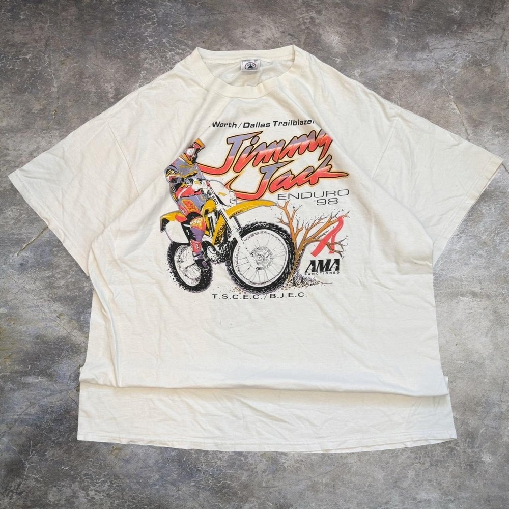 Vintage Jimmy Jack 1998 Graphic Oversized Tee Men's Size XL Sportswear 90s VTG